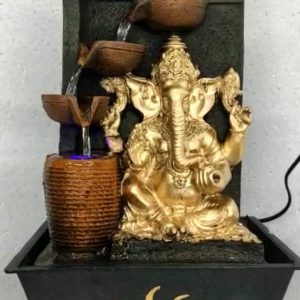 ASK4DECORE 47 CM X 22 CM GANESH DESIGN WATER FOUNTAIN