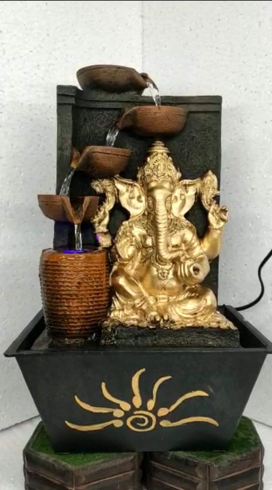 ASK4DECORE 47 CM X 22 CM GANESH DESIGN WATER FOUNTAIN