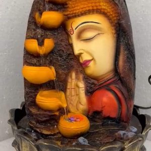 ASK4DECORE 47 CM X 22 CM BUDDHA DESIGN WATER FOUNTAIN